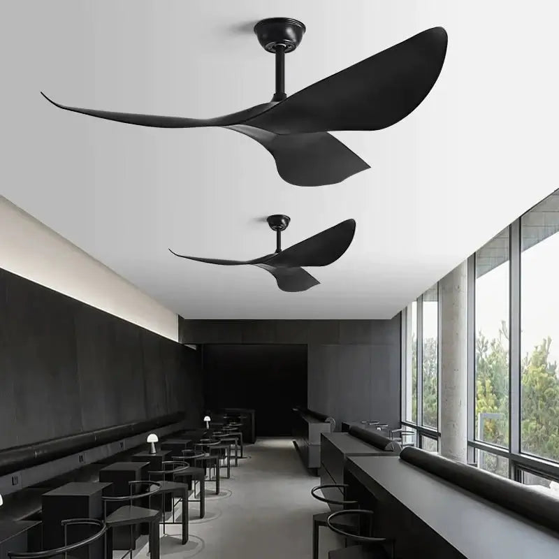 Acrylic Wood Finish Designer Ceiling Fan-MinimalisticDecor.com