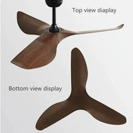 Acrylic Wood Finish Designer Ceiling Fan-MinimalisticDecor.com