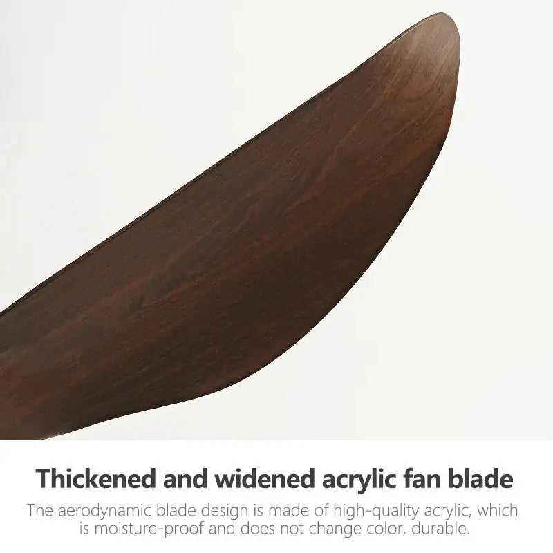 Acrylic Wood Finish Designer Ceiling Fan-MinimalisticDecor.com