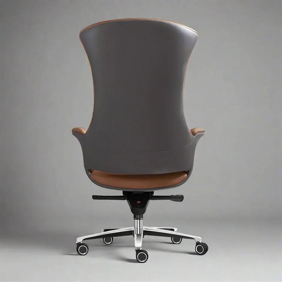 Adjustable Executive Luxury Office Chair – Ergonomic Swivel Leather Chair-MinimalisticDecor.com