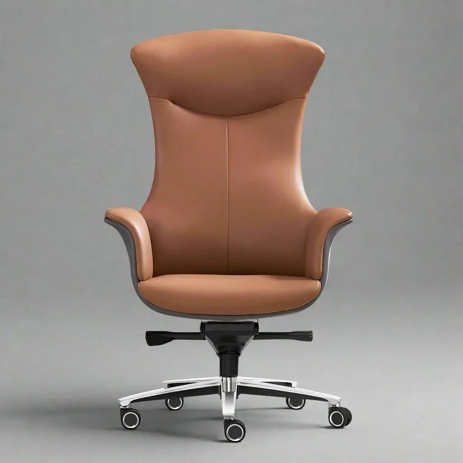 Adjustable Executive Luxury Office Chair – Ergonomic Swivel Leather Chair-MinimalisticDecor.com