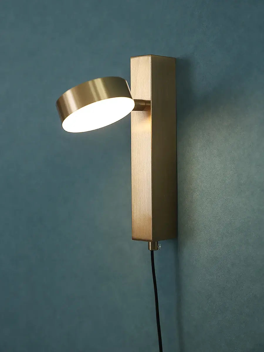 Adjustable LED Wall Reading Lamp with Switch – Modern Metal Wall Light-MinimalisticDecor.com