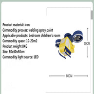 Aeroplane Light and Fan - Cool Your Room with Style-MinimalisticDecor.com