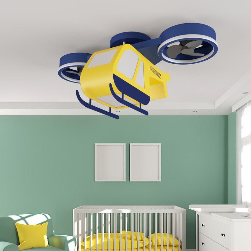 Aeroplane Light and Fan - Cool Your Room with Style-MinimalisticDecor.com