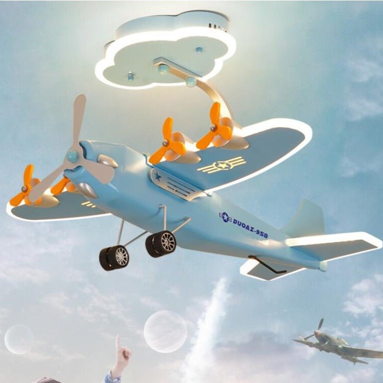 Airplane Air Force One Ceiling Light for Kids Room-MinimalisticDecor.com