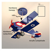 Airplane LED Hanging Light for Kids Room-MinimalisticDecor.com