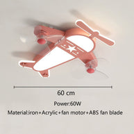 Airplane LED Light with Fan - Enjoy Comfortable Lighting-MinimalisticDecor.com