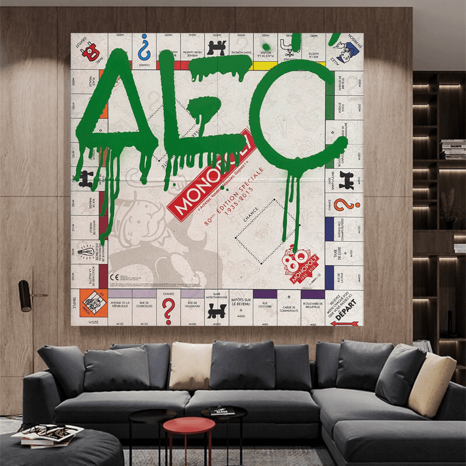 Alec Canvas Art - Monopoly Board at Its Finest-MinimalisticDecor.com