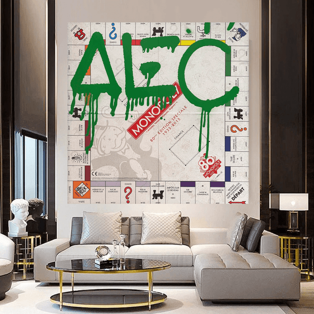 Alec Canvas Art - Monopoly Board at Its Finest-MinimalisticDecor.com