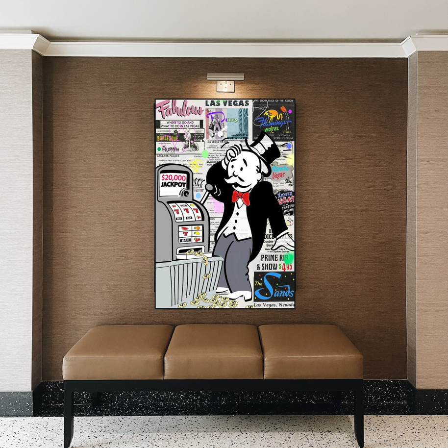 Alec Monopoly ATM Machine Canvas Wall Art-MinimalisticDecor.com