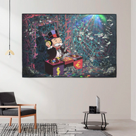 Alec Monopoly Club Wall Art - DJ Beats Display-MinimalisticDecor.com