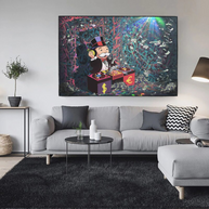 Alec Monopoly Club Wall Art - DJ Beats Display-MinimalisticDecor.com