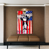 Alec Monopoly Millionaire Wall Street USA Canvas Wall Art-MinimalisticDecor.com