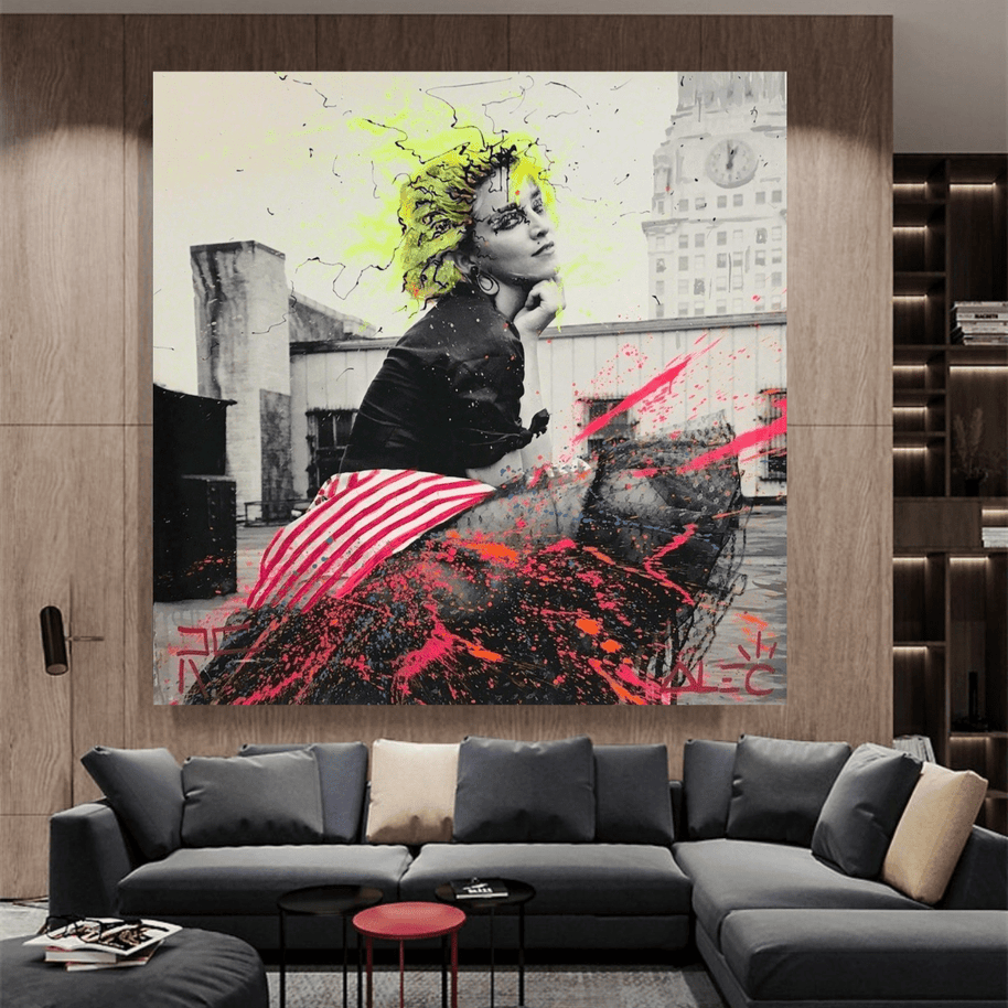 Alec Singer Madonna Canvas Wall Art-MinimalisticDecor.com