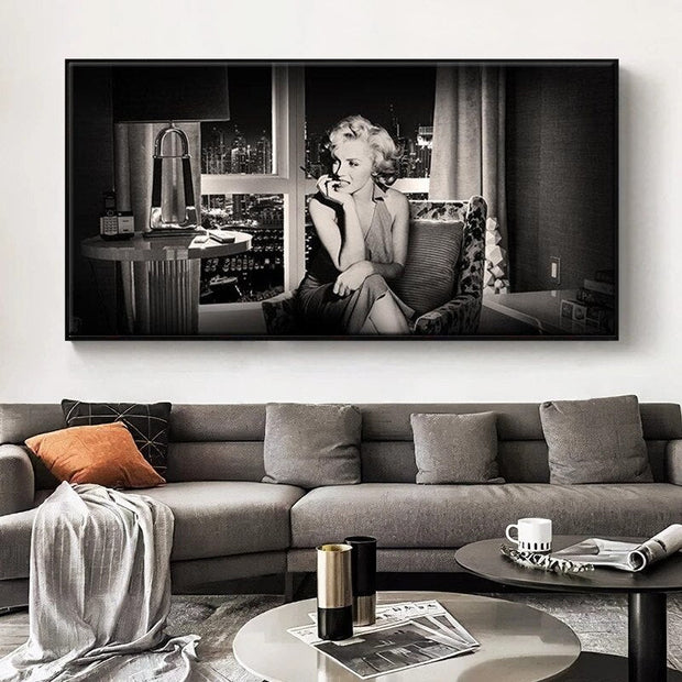 All Time Classic Vintage - Marilyn Canvas Wall Art-MinimalisticDecor.com