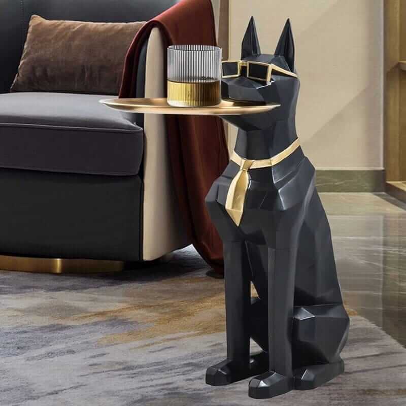 Alsatian Dog Tray Decoration Statue: Exquisite Home Décor-MinimalisticDecor.com