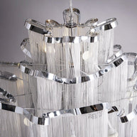 Aluminium Fringed Chandelier: Elegant and Timeless Design-MinimalisticDecor.com