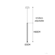 Aluminium Minimalist LED Staircase Chandelier – Cord Pendant Light-MinimalisticDecor.com