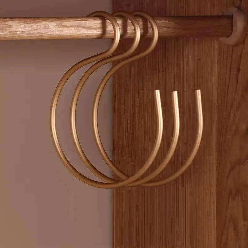 Aluminum Alloy 5pcs S-Shape Hooks Hangers-MinimalisticDecor.com