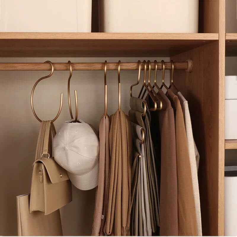Aluminum Alloy 5pcs S-Shape Hooks Hangers-MinimalisticDecor.com