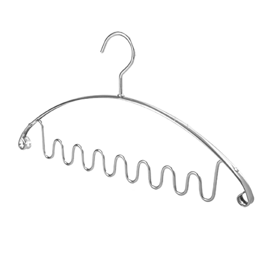 Aluminum Alloy Wave Shaped 5pcs Clothes Hanger-MinimalisticDecor.com