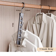 Aluminum Rotatable Clothes Hanger – 6/8 Holes-MinimalisticDecor.com