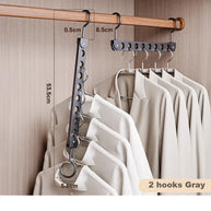 Aluminum Rotatable Clothes Hanger – 6/8 Holes-MinimalisticDecor.com