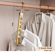 Aluminum Rotatable Clothes Hanger – 6/8 Holes-MinimalisticDecor.com