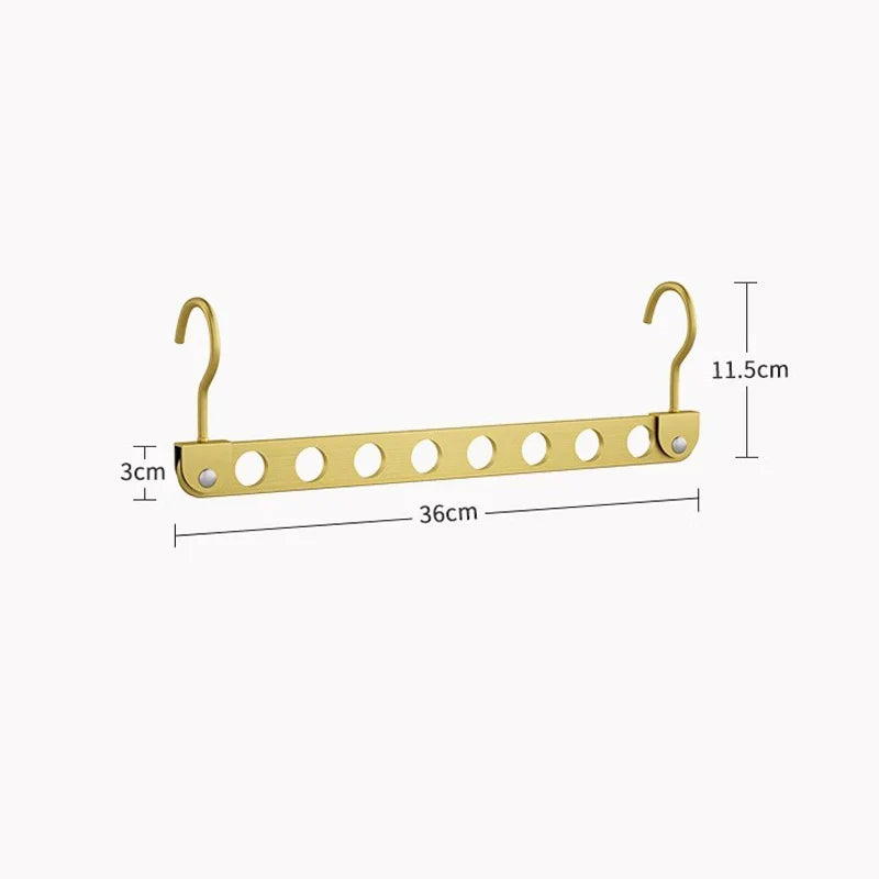 Aluminum Rotatable Clothes Hanger – 6/8 Holes-MinimalisticDecor.com