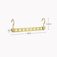 Aluminum Rotatable Clothes Hanger – 6/8 Holes-MinimalisticDecor.com
