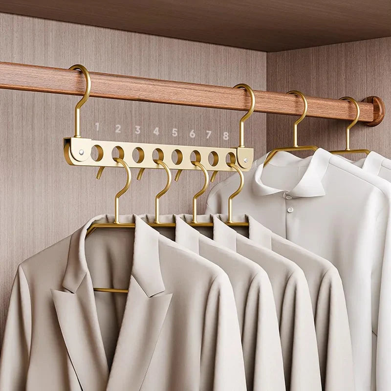 Aluminum Rotatable Clothes Hanger – 6/8 Holes-MinimalisticDecor.com