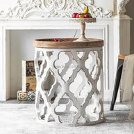 American Retro Solid Oak Wood Coffee Table Set-MinimalisticDecor.com