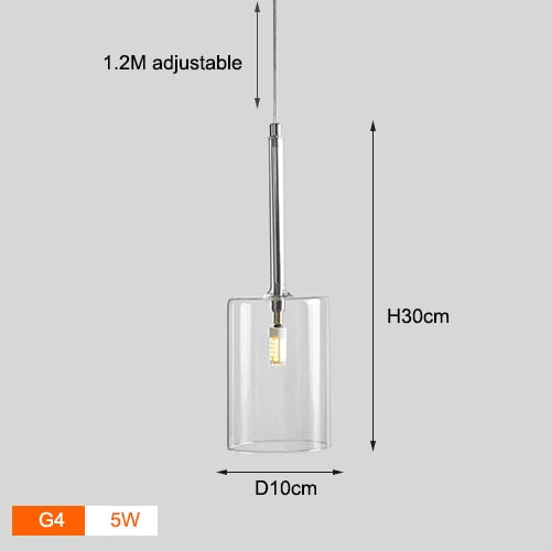 Amp up Your Décor with Glass Pendant Hanging Lights-MinimalisticDecor.com