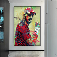 Andy Murray Tennis Legend Sports Canvas Wall Art-MinimalisticDecor.com