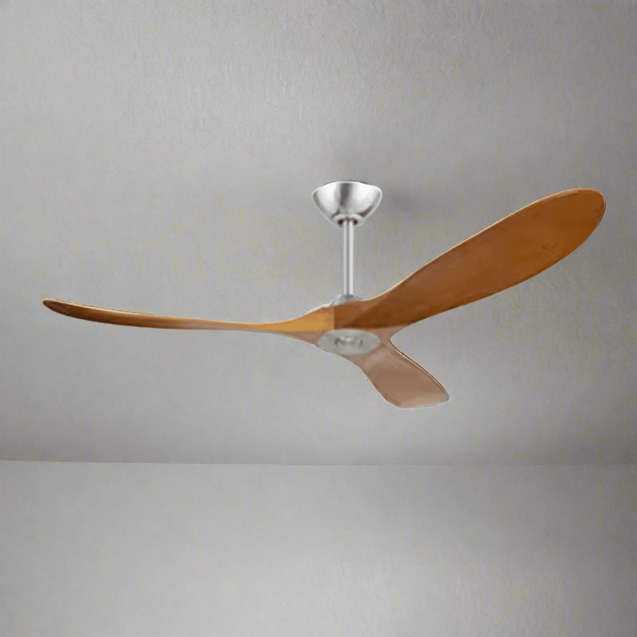 Antique Wooden Blades Large Fan Remote Controlled (2024 Edition)-MinimalisticDecor.com