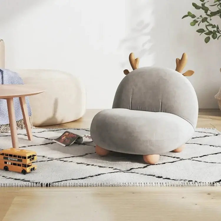 Antler Hug Kids Sofa – Deer-Inspired Comfort for Little Dreamers-MinimalisticDecor.com