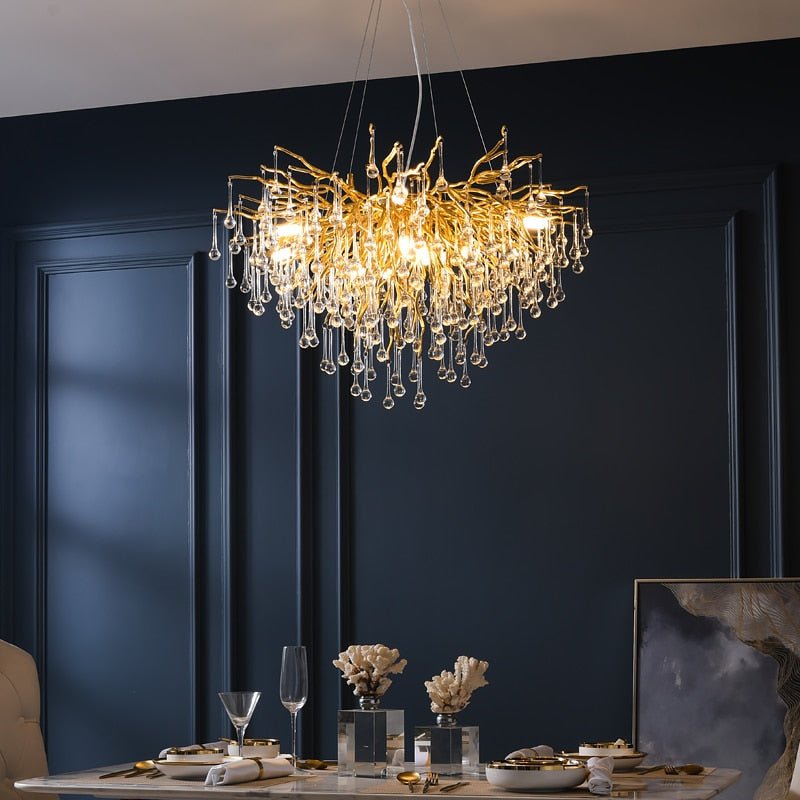 Artpad Rectangular Crystal Chandelier-MinimalisticDecor.com
