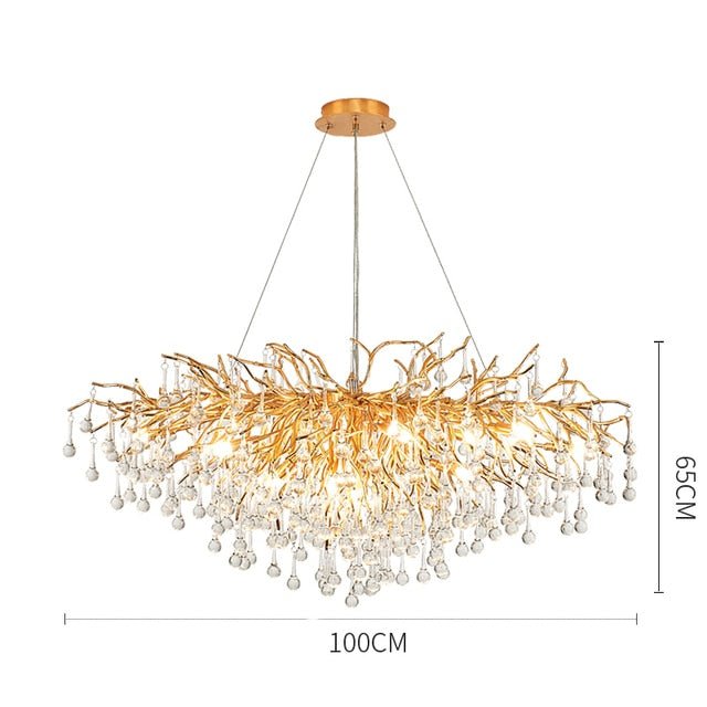 Artpad Rectangular Crystal Chandelier-MinimalisticDecor.com