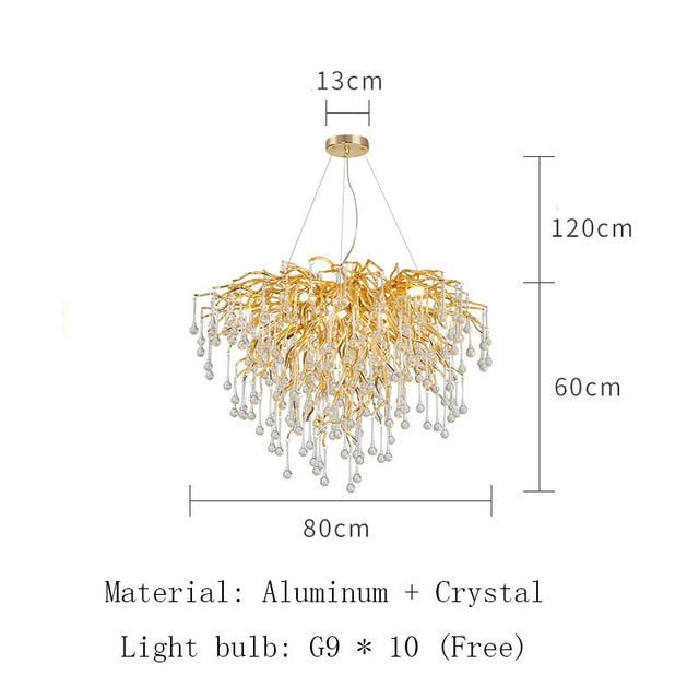 Artpad Rectangular Crystal Chandelier-MinimalisticDecor.com