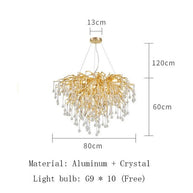 Artpad Rectangular Crystal Chandelier-MinimalisticDecor.com