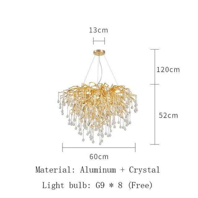 Artpad Rectangular Crystal Chandelier-MinimalisticDecor.com