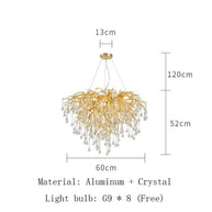 Artpad Rectangular Crystal Chandelier-MinimalisticDecor.com