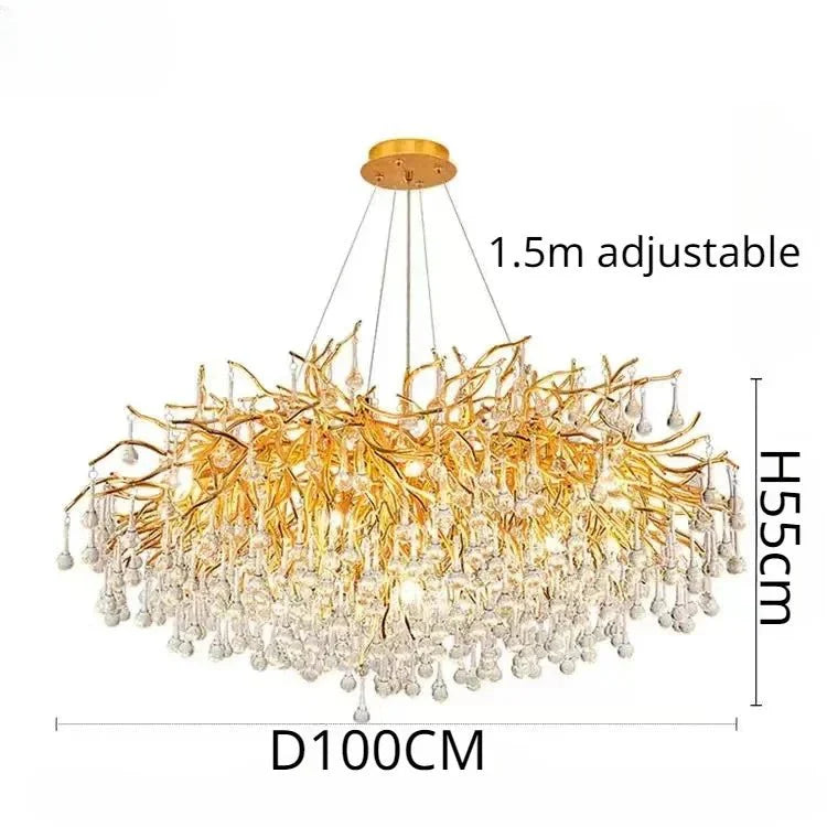 Artpad Rectangular Crystal Chandelier-MinimalisticDecor.com