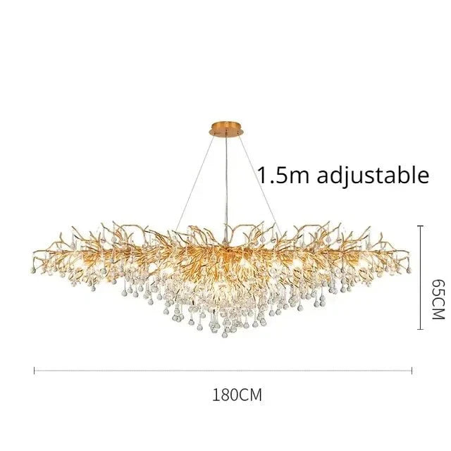 Artpad Rectangular Crystal Chandelier-MinimalisticDecor.com