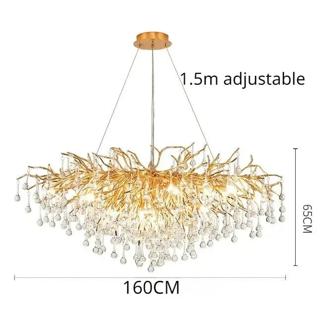 Artpad Rectangular Crystal Chandelier-MinimalisticDecor.com