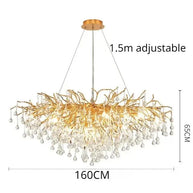 Artpad Rectangular Crystal Chandelier-MinimalisticDecor.com