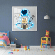 Astronaut 3D Neon Wall Art – Bold & Customizable Space-Inspired Design-MinimalisticDecor.com