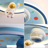 Astronaut Ceiling Light | Kids Room Astronaut Galaxy Ceiling Light-MinimalisticDecor.com