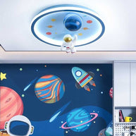 Astronaut Ceiling Light | Kids Room Astronaut Galaxy Ceiling Light-MinimalisticDecor.com