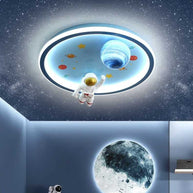 Astronaut Ceiling Light | Kids Room Astronaut Galaxy Ceiling Light-MinimalisticDecor.com